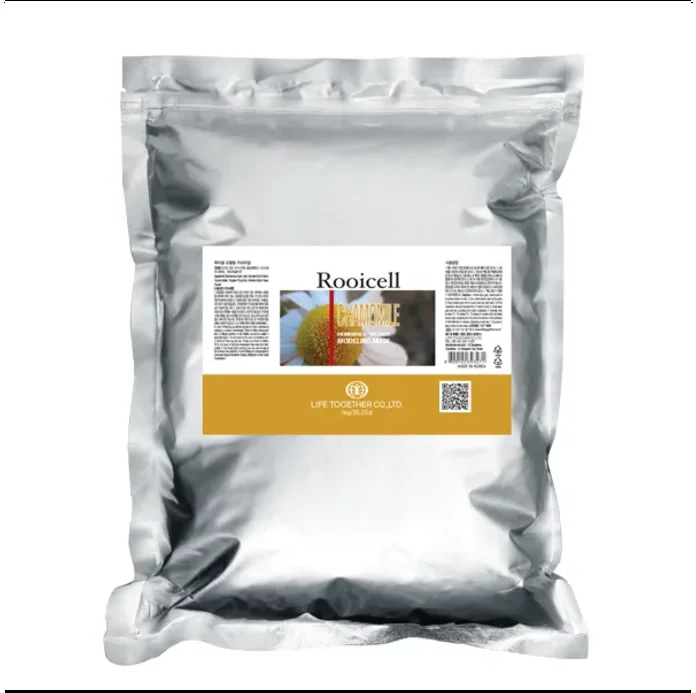 ISO GMP Korean Cosmetics  best natural trouble skin soothing professional use chamomile modeling face mask 1kg