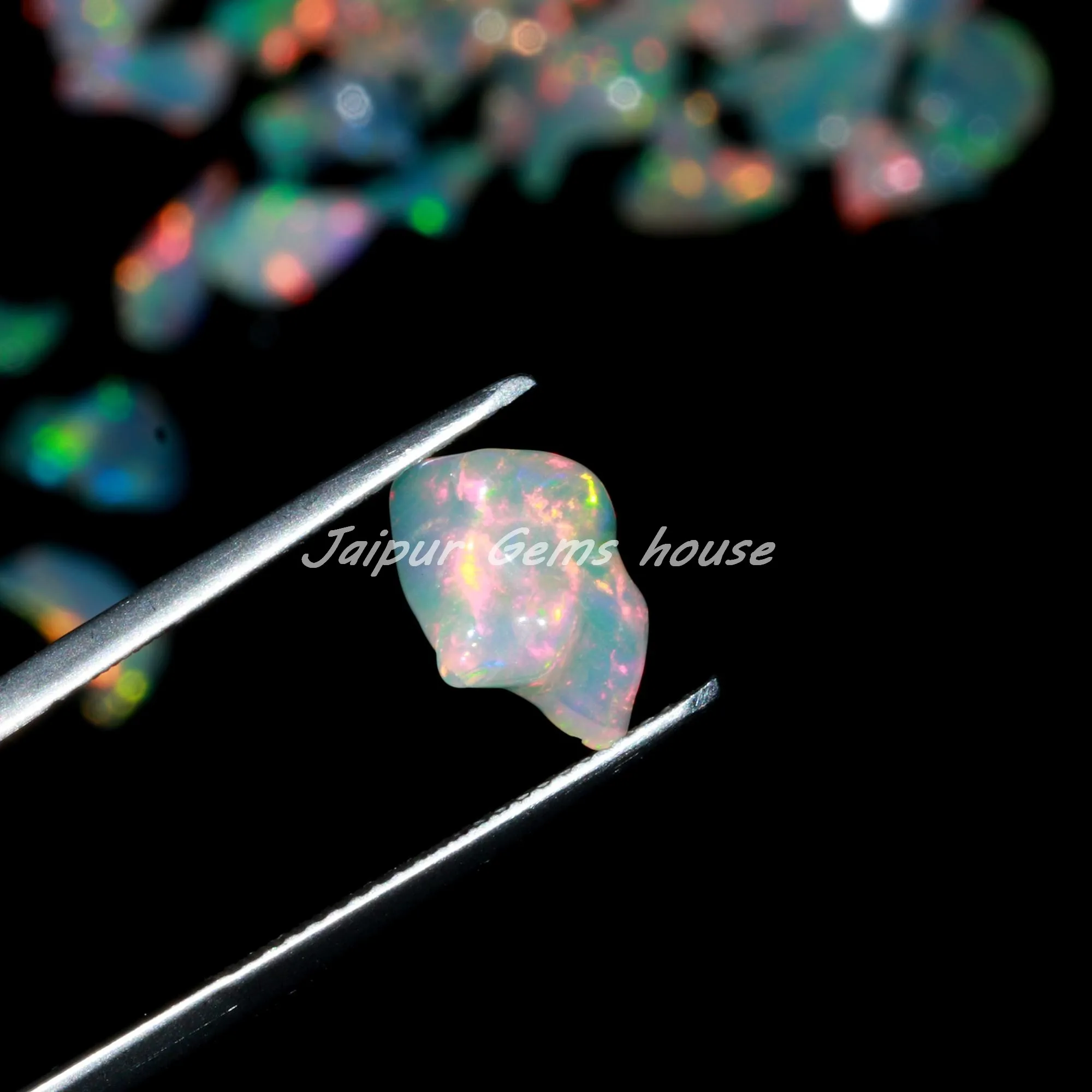 Hot Selling Natural Ethiopian Opal Rough Ethiopian opal Necklace Loose Gemstone Crystal Beads Manufacturing Beads Jewelry Making