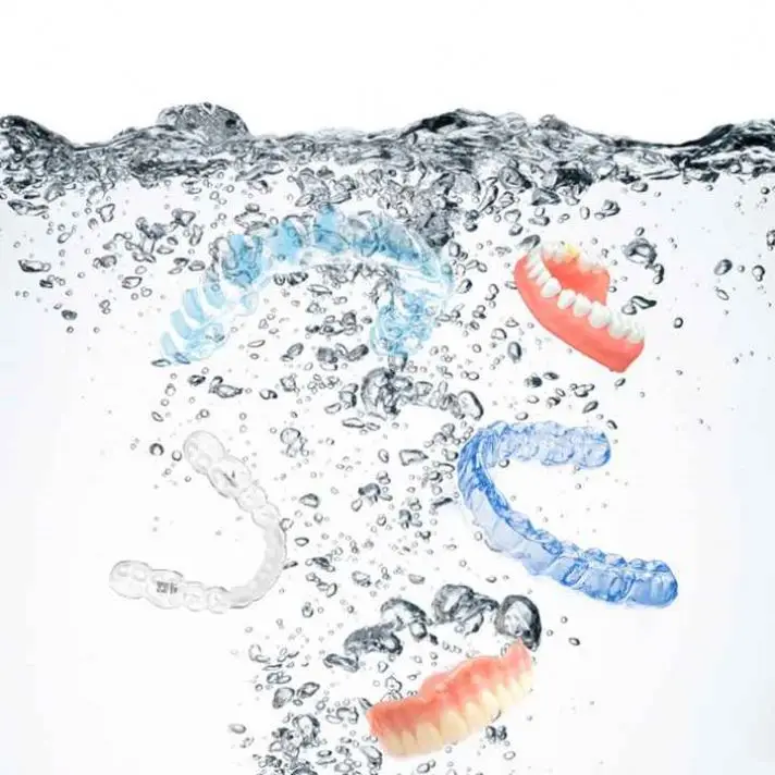 Jewellery Cleaner Small Portable Denture Eyeglasses Coins Silver Cleaning Machine