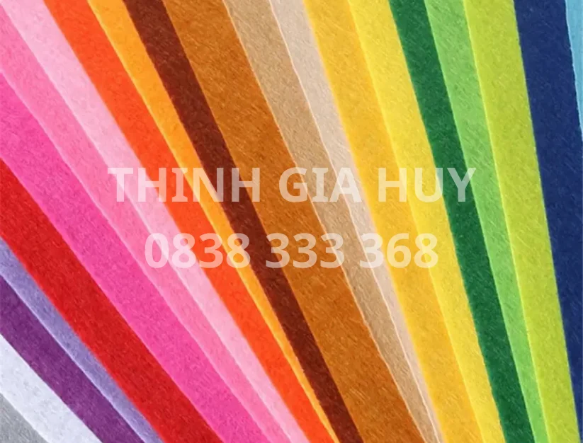 Breathable Premium Materials Needle Waterproof Sustainable Garment/Tennis Punched 100% Polyester Plain Texture Felt from Vietnam