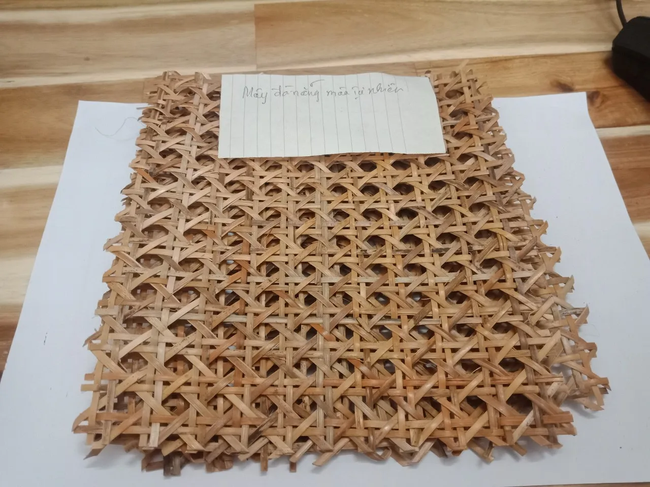 TW6 Hexagon Weave Rattan Cane Webbing 16Inch 24Inch 32Inch 36 Inch Width Rattan Roll For Furniture