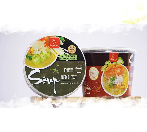 Вкусные грибы, Овощной вкус, мгновенный, птичье гнездо, суп 19 - 24 г/чашка, Произведено во Вьетнаме