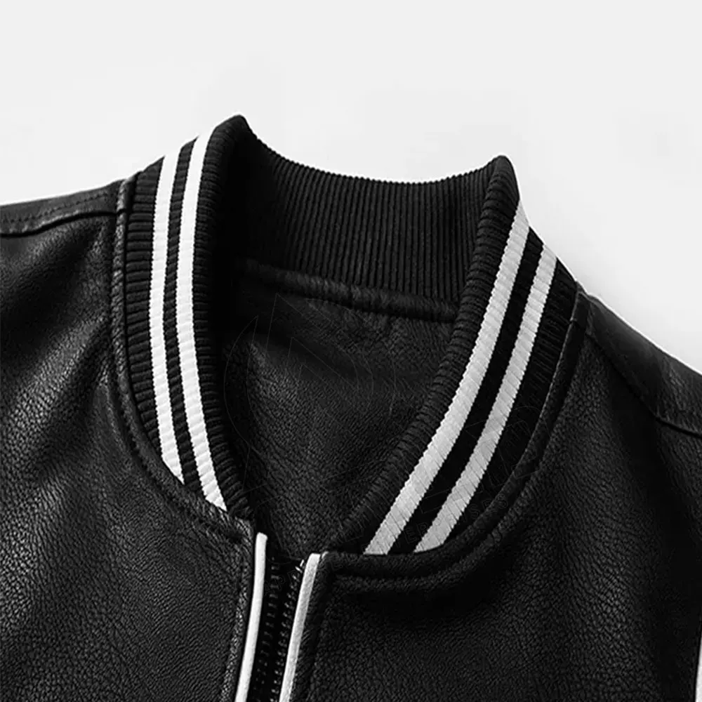 Custom Chain Embroidery Bomber Flight Baseball Jacket Outdoor Sport Wholesale Lettermen Jacket For Sale