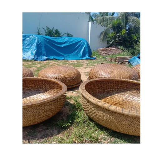 Vietnamese Unique Small Round Bamboo Coracle Boat for Wholesale
