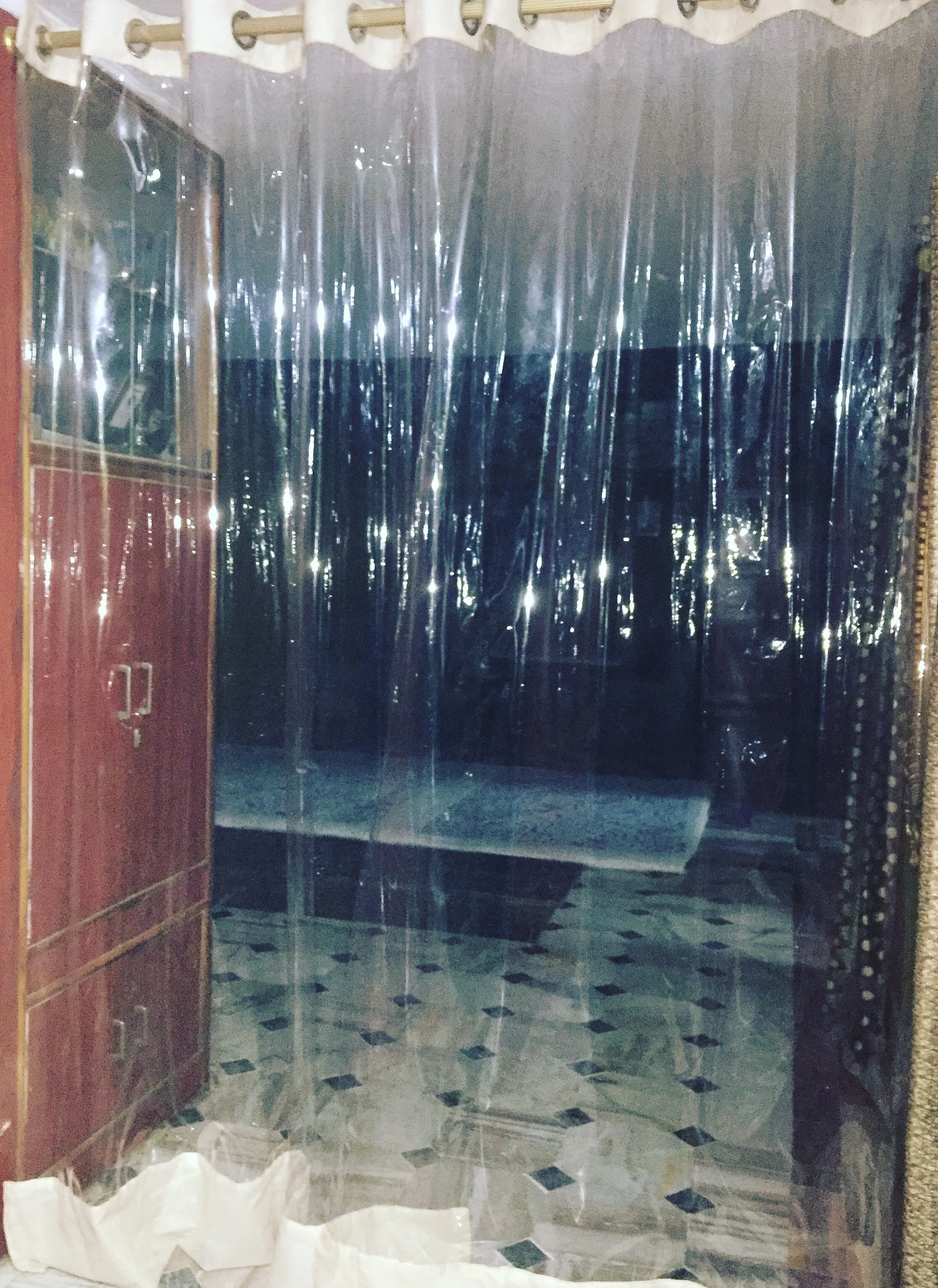 Door Window Curtains Premium Soft Fabric Custom Made Plain Accessories Light French Channel Jacquard Motor Gsm Technics Style