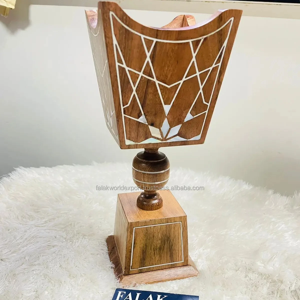 Falak Мировой экспорт современный дизайн курильница для благовоний отличное качество деревянная перламутровая верхняя часть домашнего использования ароматизированные семена сандалового дерева