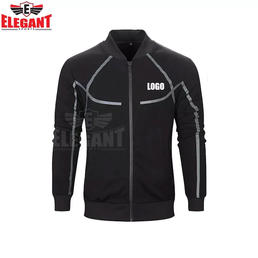 Zip up jacket tracksuits for men Sportswear Two Piece Zipper Style And Side Pockets For Men Wear Tracksuits By Elegant Sports