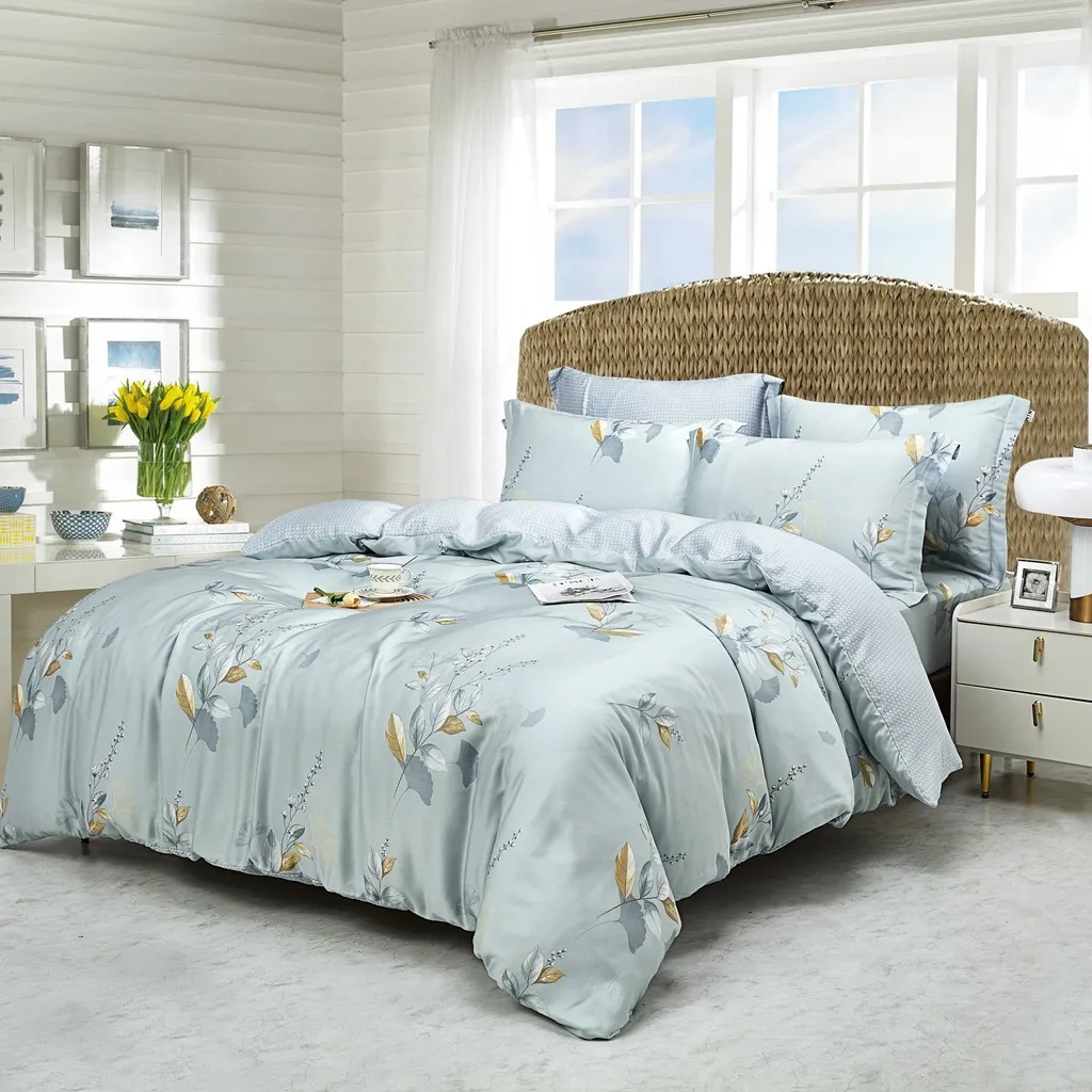 Tencel Bedding Set - Luxury Lyocell Softness, Queen and King Size, Complete With Bed Sheet and Duvet Cover