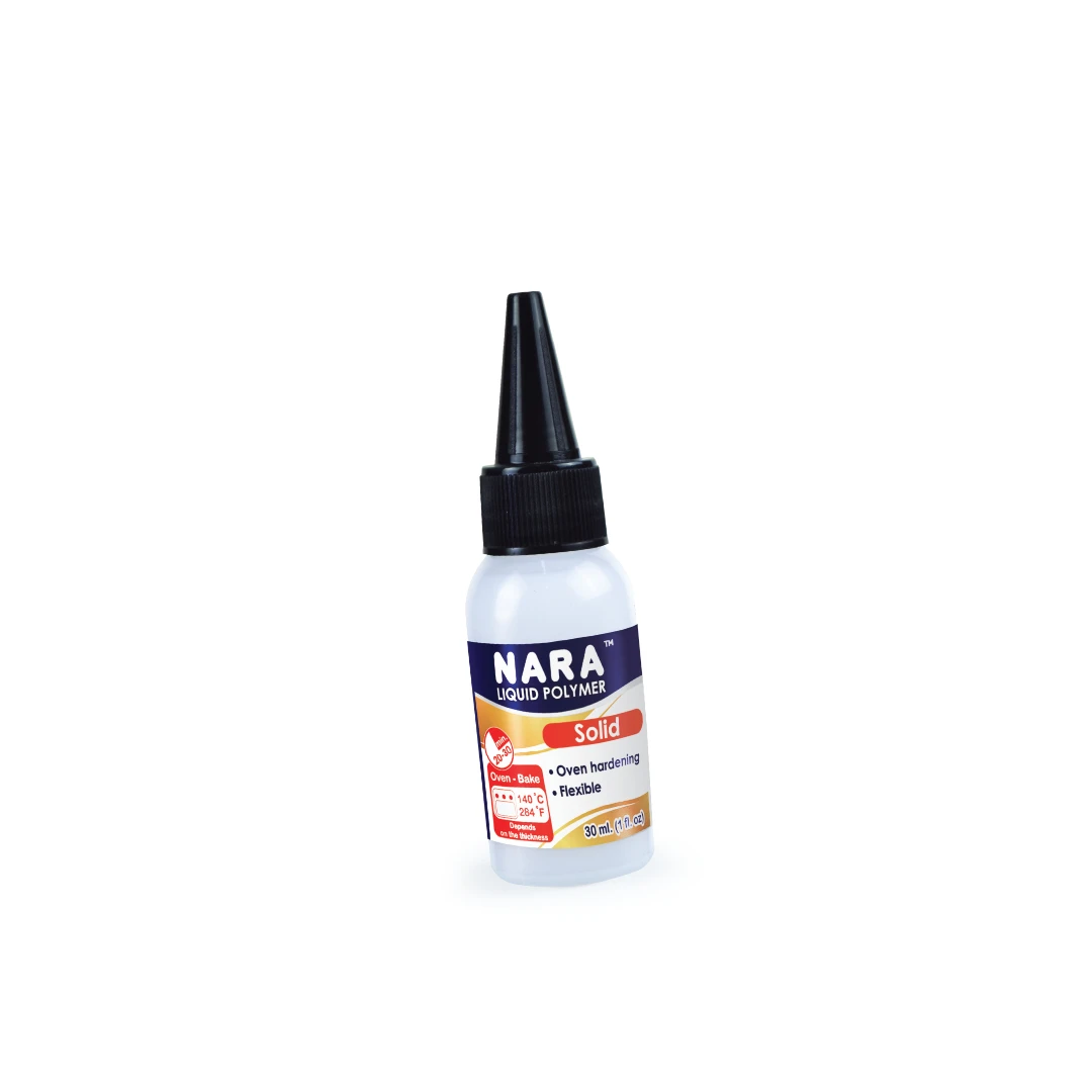 NARA Liquid Polymer for Polymer Clay! 30ML. White Color, Safe Non-Toxic Great for Coating, Crafting, Drawing, Bonding Clay