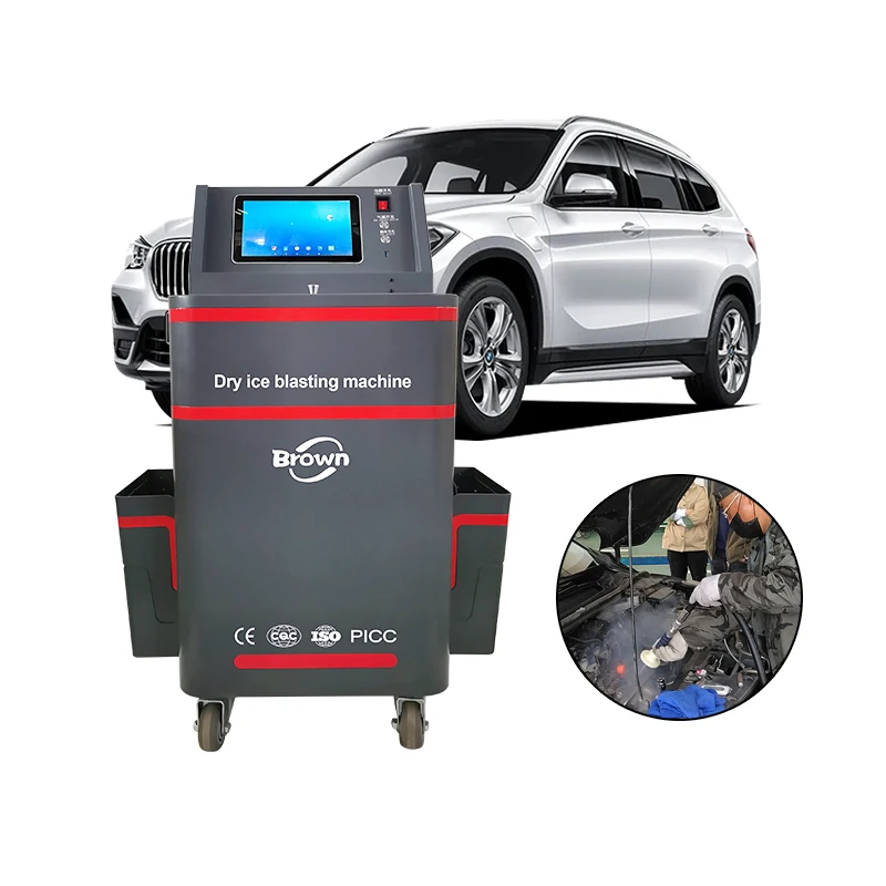 dry ice blasting machine cleaner use for automobile energy food medical industrial