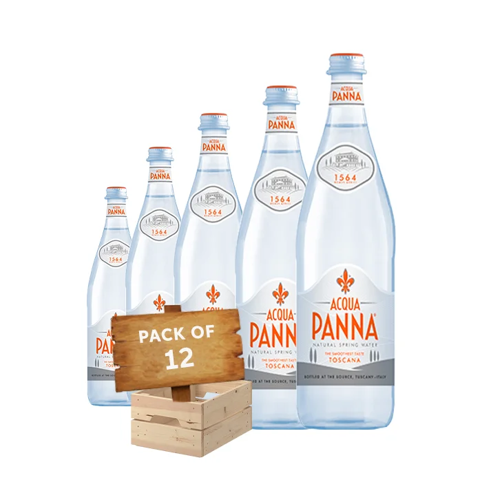 Bulk sales cheap Acqua Panna Natural Still Water Glass 250ml Pack of 24 Pure acqua panna natural spring water
