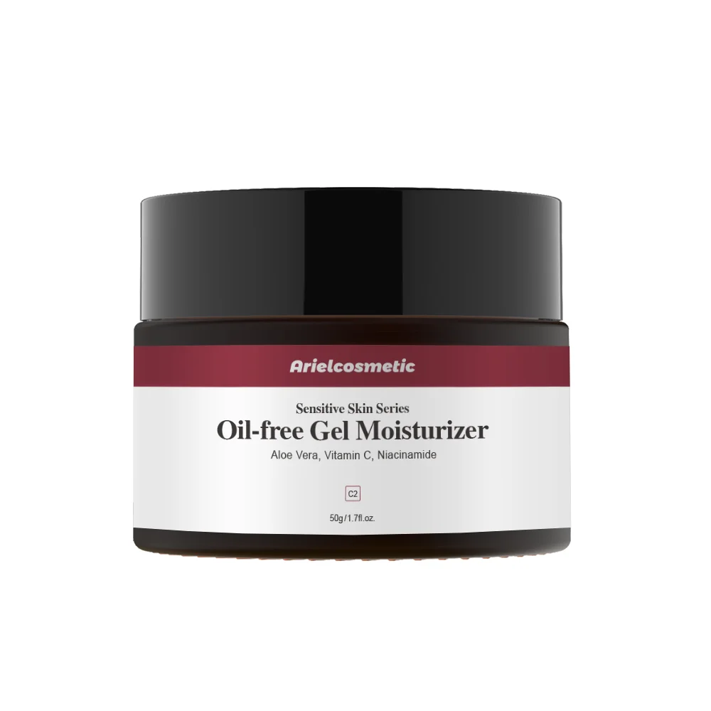 OEM/ODM Private Label 50ml Aloe Vera Vitamin C Niacinamide Oil-free Gel Moisturizer Facial Cream