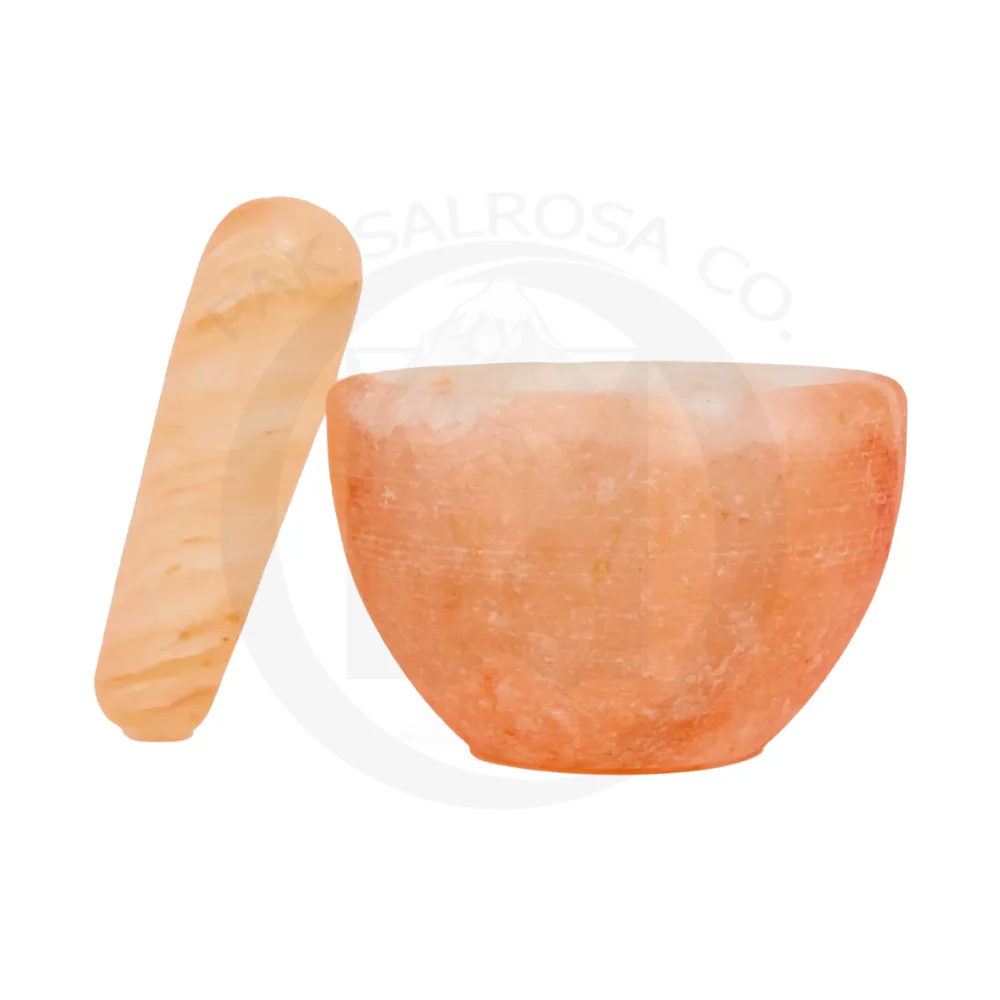 Himalayan Salt Kitchen Mortar and Pestle For Grinding Herb For Sale Premium Salt Products Manufacturer From Pakistan