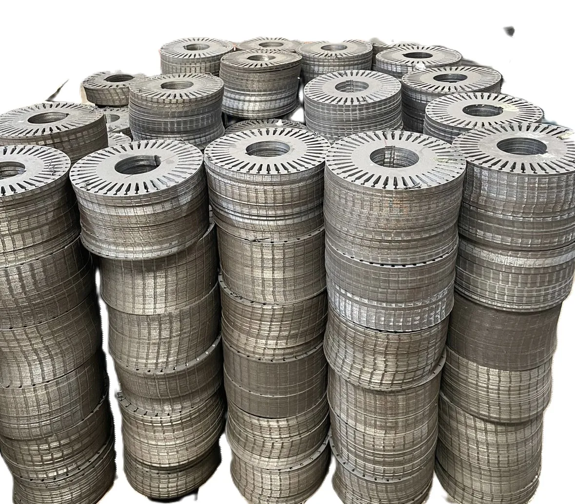 Induction motor stator rotor core