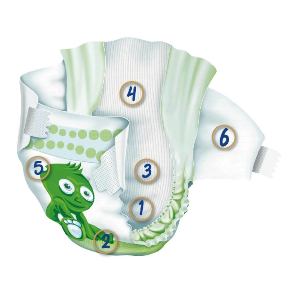 High Quality Italian Diapers Premium Size 4 Best Wholesale Disposable Nappies for Baby Care Breathable Innovative Technology