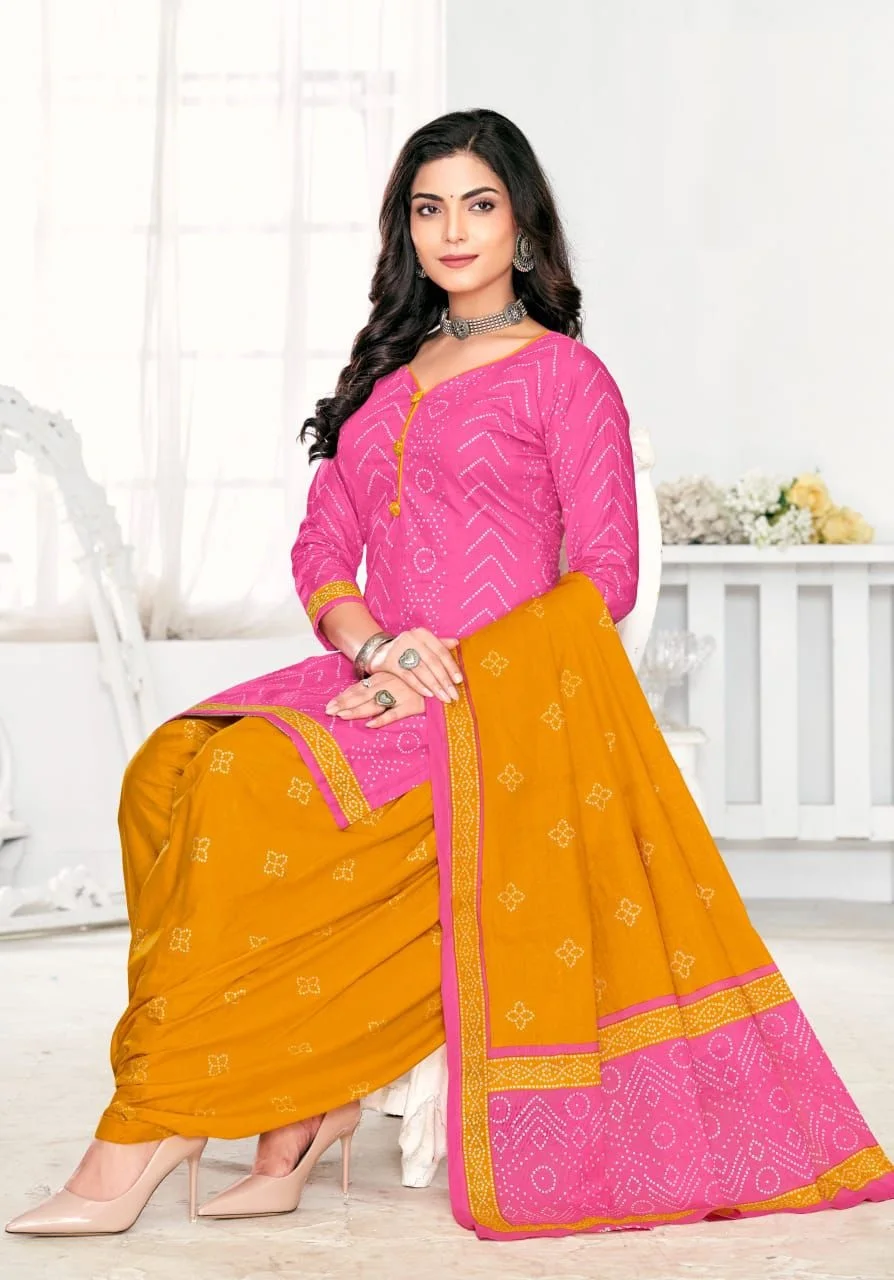 Bandhani Special cotton dress for Summer