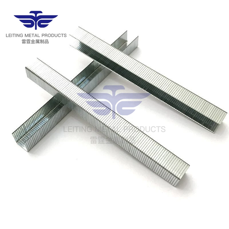 China Factory Wholesale 1008J staples Pneumatic nail for furniture Sofa plank fastener 1008J Air gun nails Wood staples