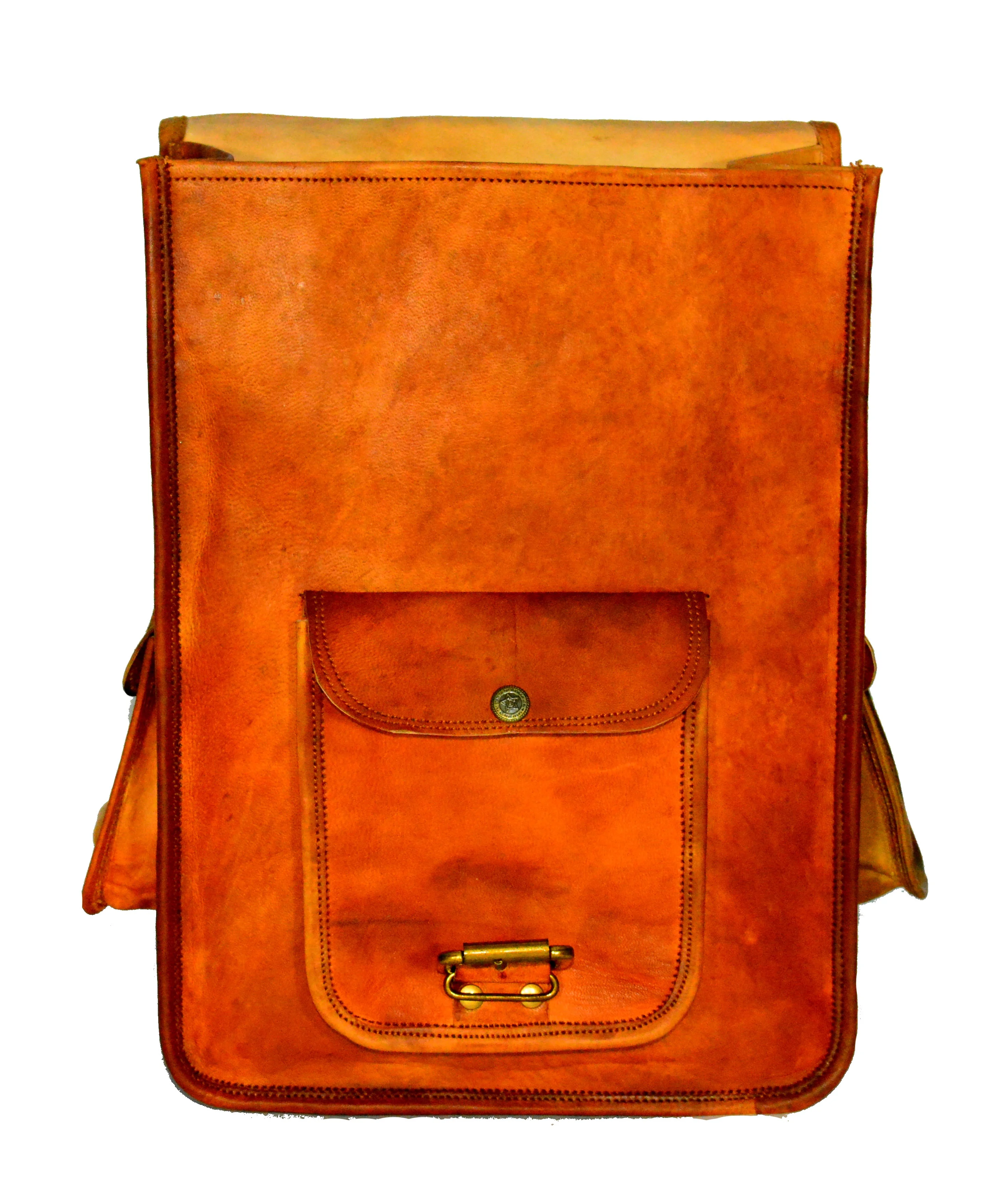 2023 Vintage Full Grain Leather Backpack Laptop Bags For Business Multipurpose Big Capacity Travelling Custom Back Pack