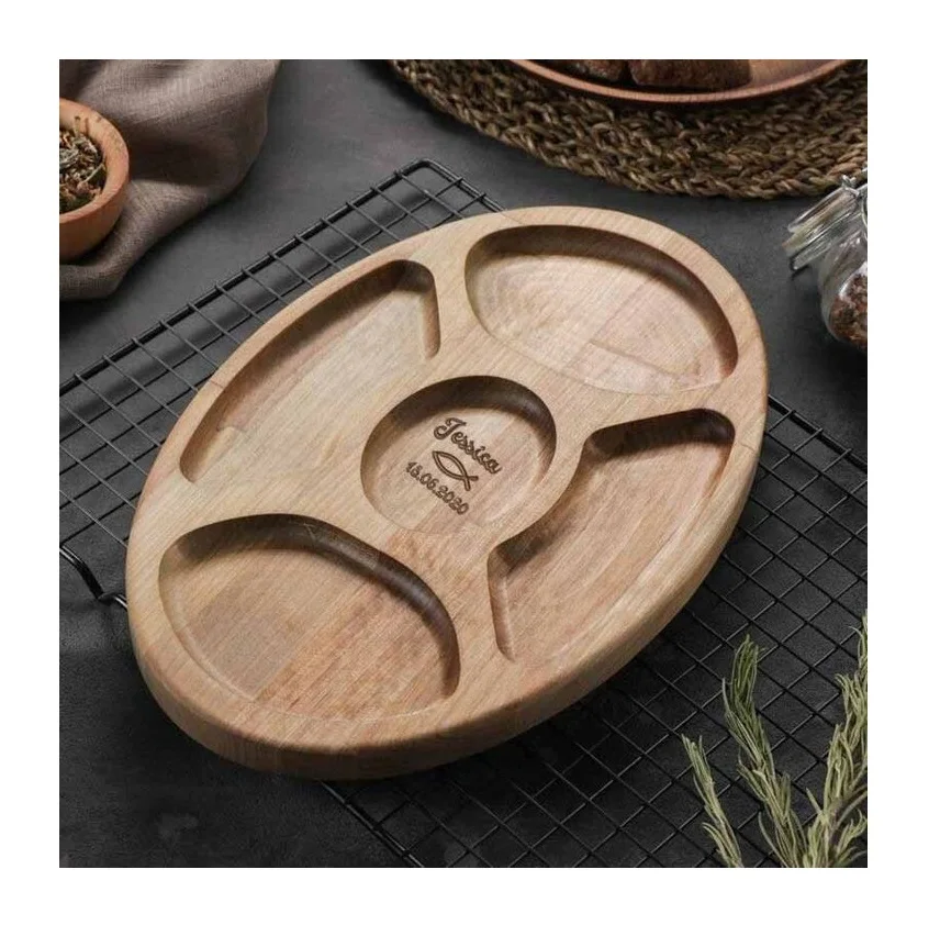 Indian Factory Made Design Mango Wooden Serving Platter Wholesale Manufacturer Table Top Mango Wood Serving Platter