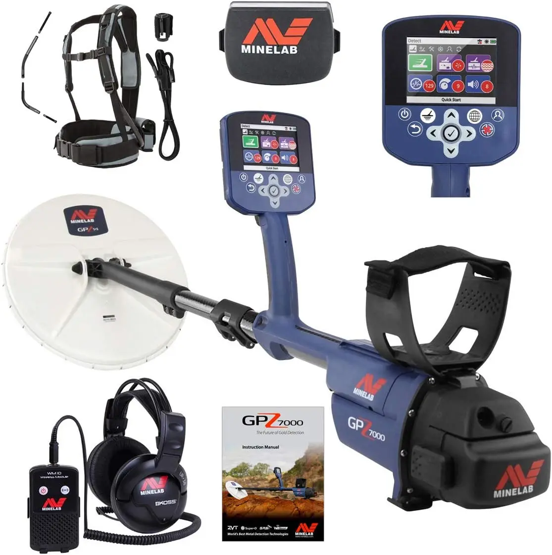 New Mine lab GPZ 7000 Gold Nugget Metal Detector
