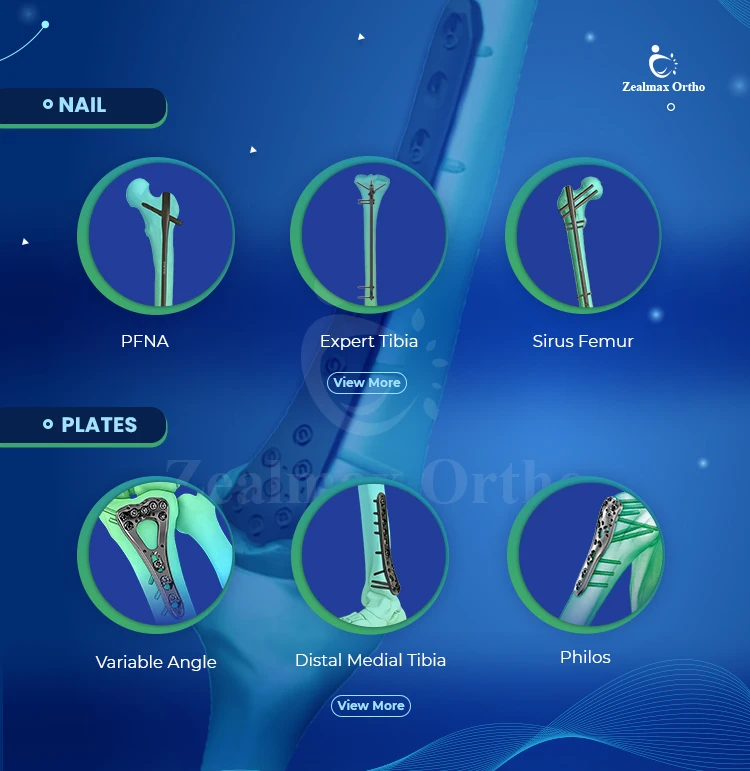 Zealmax Ortho большой спрос, лучшее качество, квадратная блокировка, Интрамедуллярный радиус, костный ноготь