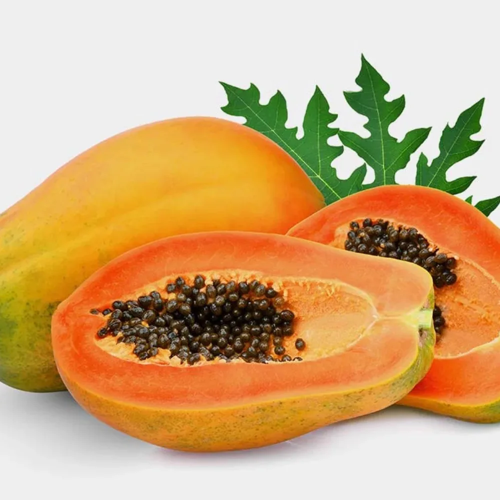 Fresh Papaya 100% Natural Vietnam High Quality Green/Yellow Oval a Grade Yellow Sunrise Papaya Fruit Sweet 2 Kg Fresh 1-3 Week