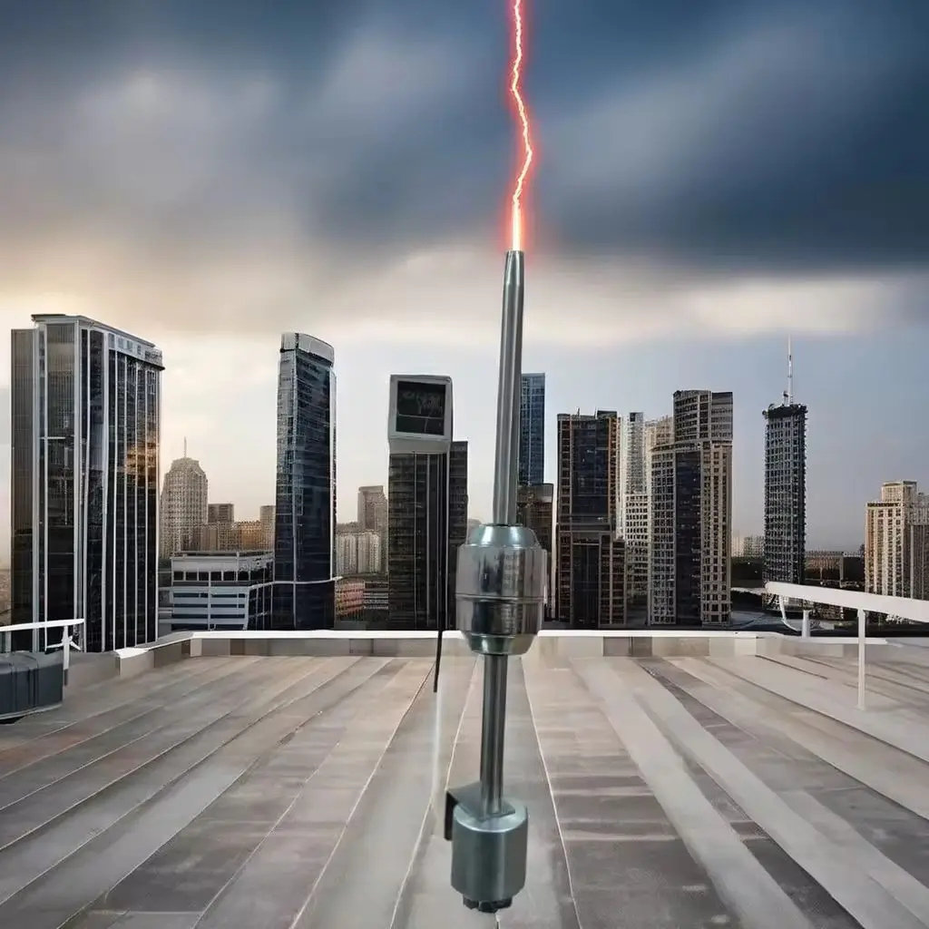 ESE LA GI MAST 3 MTR Manufacturer & Supplier of Copper and Steel Material ESE Lightning Arresters and Arrestors