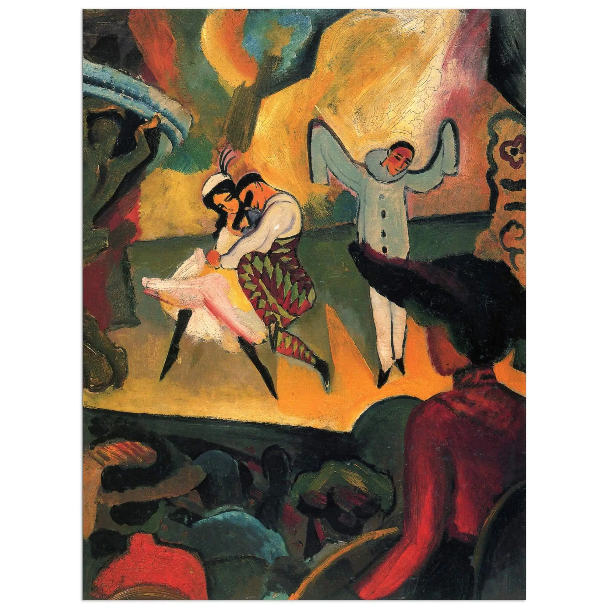 Museum Macke August decorative panel, ready to hang.
