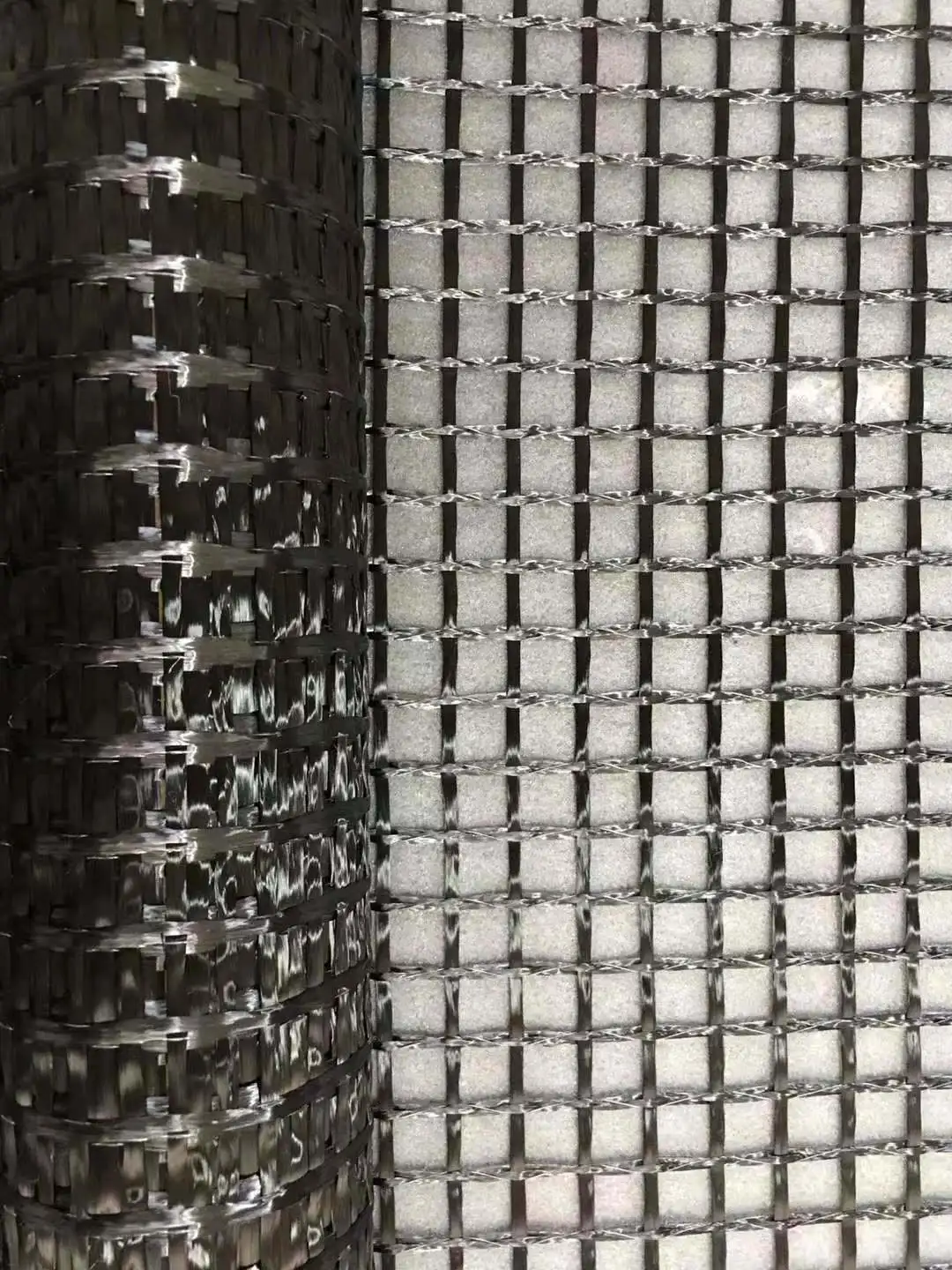 Knitting Geogrid Carbon Fiber Mesh For Concrete Reinforcement