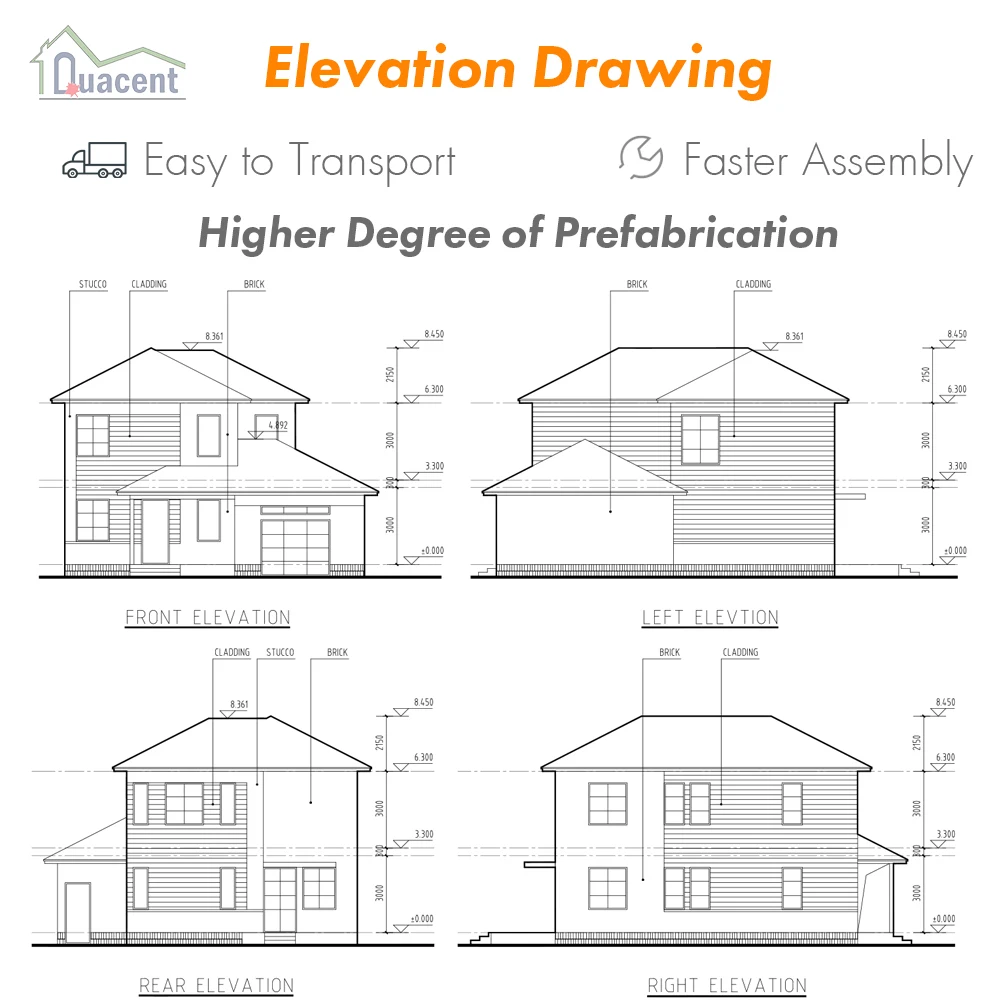 222 SQM 3 Bedroom 8 Module Design Price Pre Fab Home Casas Modern Modular Module Luxury Villa Prefabricate SIPs Prefab House Kit