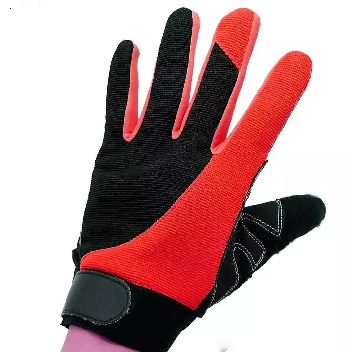 Microfiber Synthetic leather Super Grip Performance Mechanical Working Safety Gloves with Silicon Dots