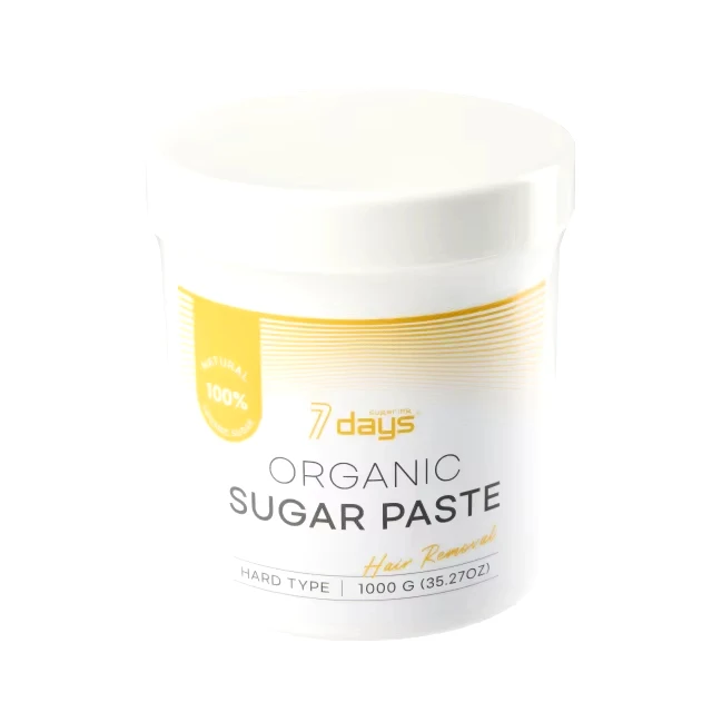 Gentle & Safe 7Days Organic Sugar Waxing Paste - Perfect for Sensitive Skin & Pregnant Women (1,000g)