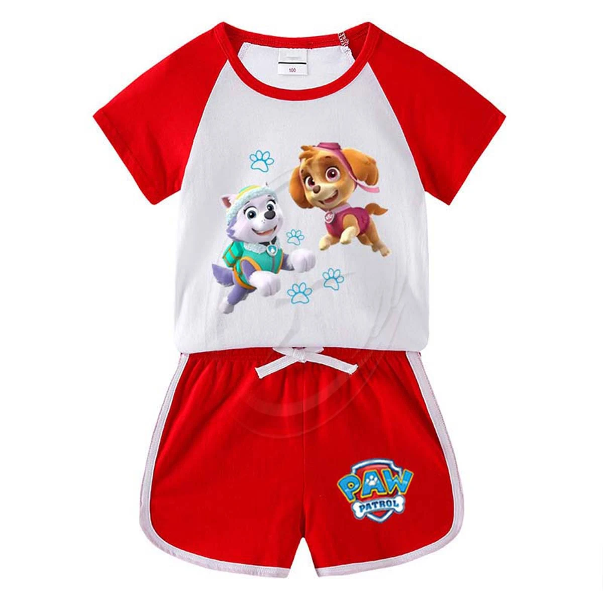 Kids Fashion Girls 1-8 years Casual Child Outfits Bulk Baby Boys Clothes Set Summer Children Cartoon T Shirt Shorts Set