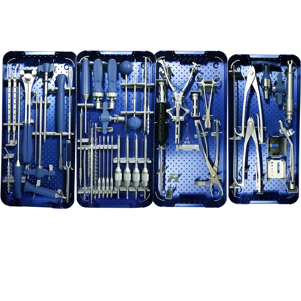 Veterinary Orthopedic Set Small Fragment System/Set 1.5/2.0/ 2.7/3.5/4.0mm Orthopedic Spine Instruments Kit