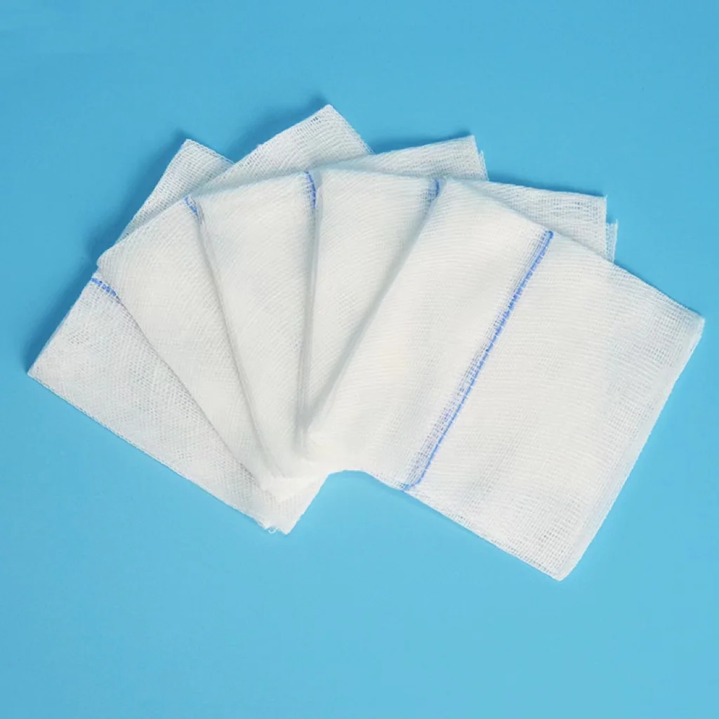 Disposable Medical Consumables Gauze Sponges Softness Highly Absorbent Sterile/Non-sterile Gauze Swabs