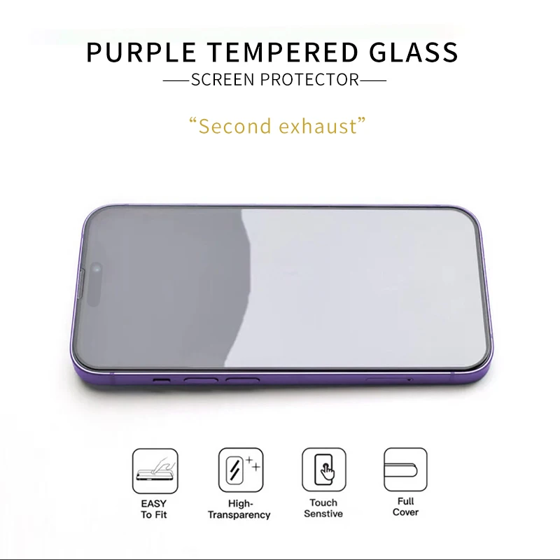 Anti Blue Light Full Cover Tempered Glass For IPhone 14 Anti UV Ray Eye Protection Screen Protector Film For iPhone 14 Pro Max