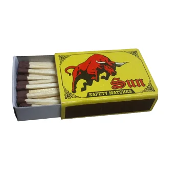 World Wide Selling 100% Natural Wood Made Safety Match Box Bulk Purchase Indian Wood Match Stick For Lighting