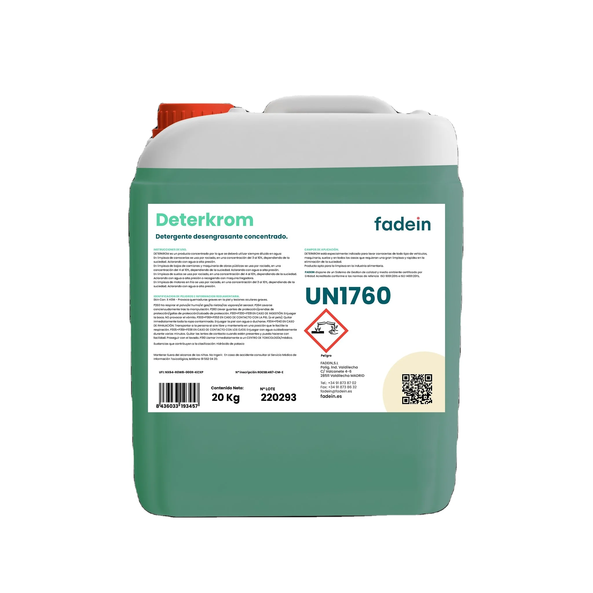Concentrated Degreasing Detergent For Washing All Types Of Vehicle Bodywork Machinery  Floors Engines
