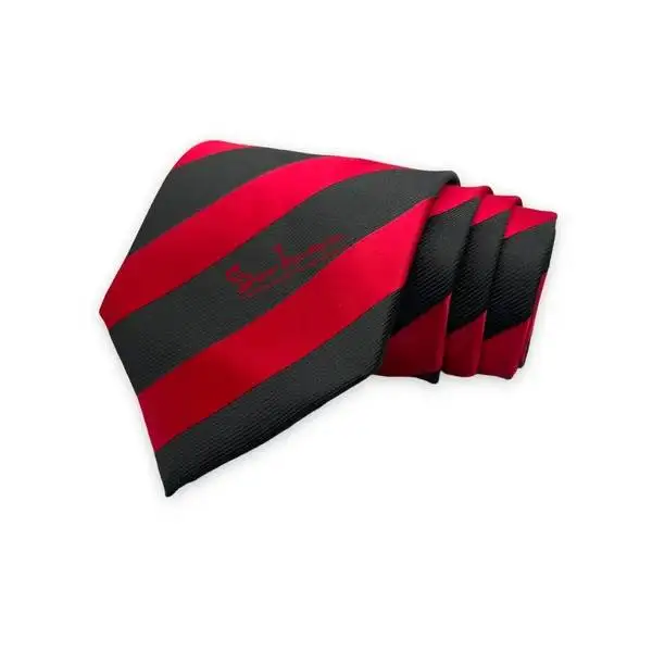 Woven Polyester Stripe Necktie