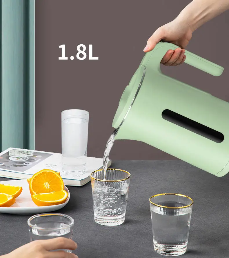 Portable Smart Instant Home Appliance Modern Design Tea Stainless Steel Double Wall Boiler Heater Jug Hot Water Electric Kettle