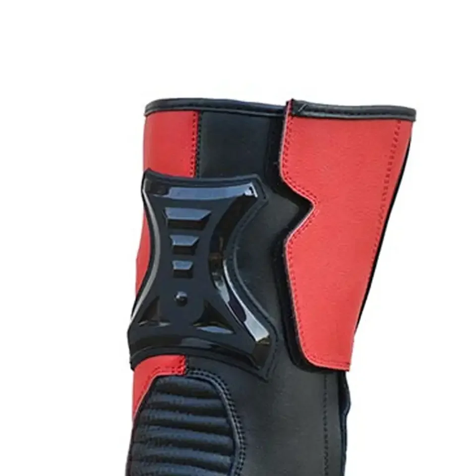 Motorcycle Leather Boots Sports Safety Ride Motorbike Boots High quality Motorbike Riding Motocross Shoes