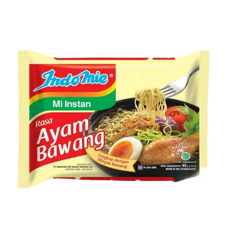 Индо mie Лапша Быстрого Приготовления супа 69gr Ayam повелитель лук ароматизатор куриный Популярные быстрого