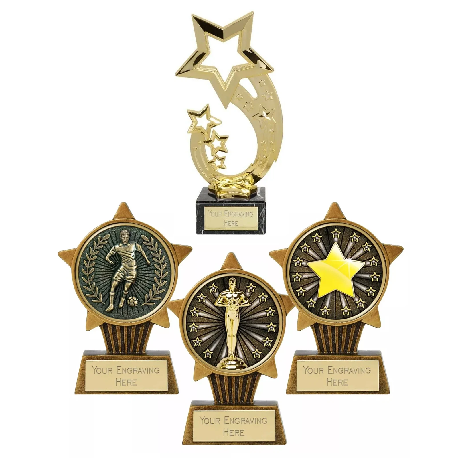 RISING STAR TROPHY BUDGET SCHOOL CLUB QUIZ ACADEMIC AWARD CUP Free Engraving MICRO STAR TROPHY BUDGET SCHOOL All TROPHIES