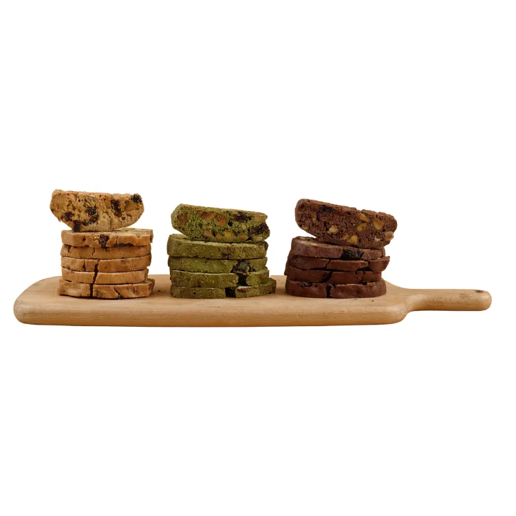Delicious Healthy Matcha Cranberry Almond Biscotti Vietnam Manufacturer Mixed Nut Biscuits Eat Directly Wafers Biscuits Cookies
