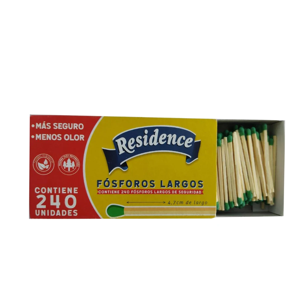 Best Selling Safety Matches 47 53 mm Splints in Bulk Wood Kitchen Matches for European American Markets Match Box Included