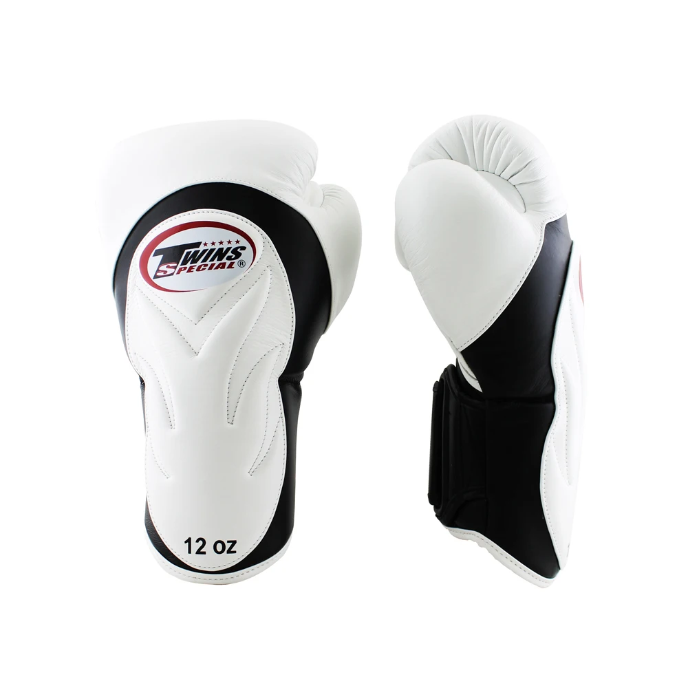 Wholesale Twins Boxing Gloves Custom logo Manufacturers 16oz Training Black Color PU Leather Twins Boxing Gloves