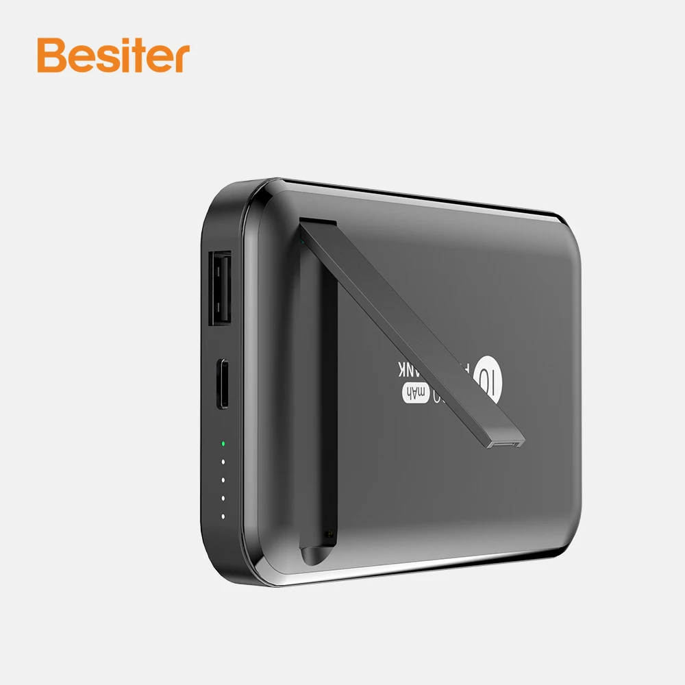 BSTD-H19E Fast Charging Magnetic Mag Safe wireless charger Mini portable Power Bank wireless powerbanks for wholesale
