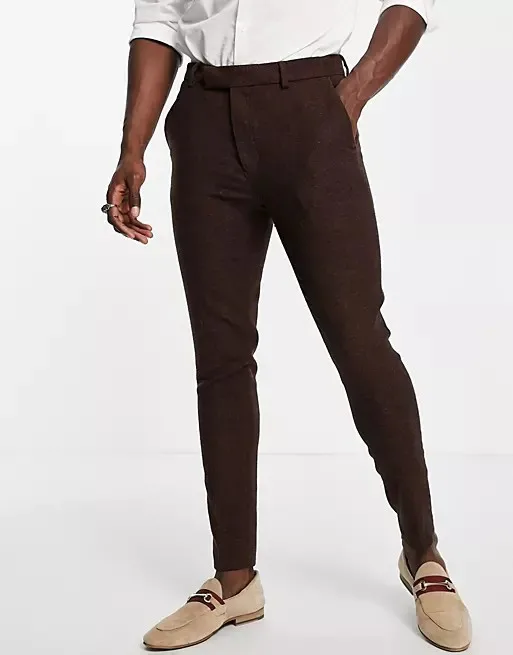 New Product Best Quality Plain Straight Dress Pant Blank Khaki Pant Mens Workout Customized Logo Dress Pants