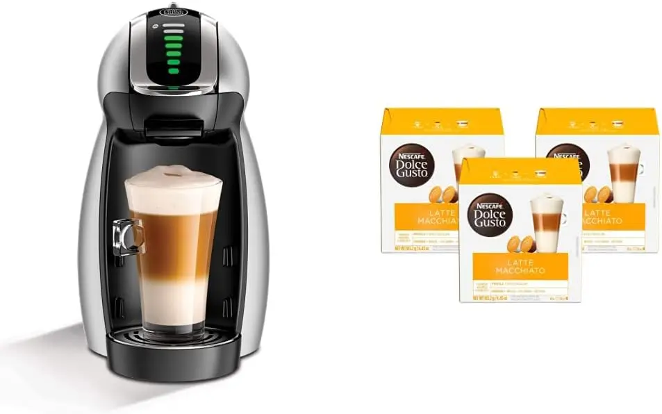 Bulk Dolce Gusto Coffee Machine, Genio 2, Espresso, Cappuccino and Latte Pod Machine