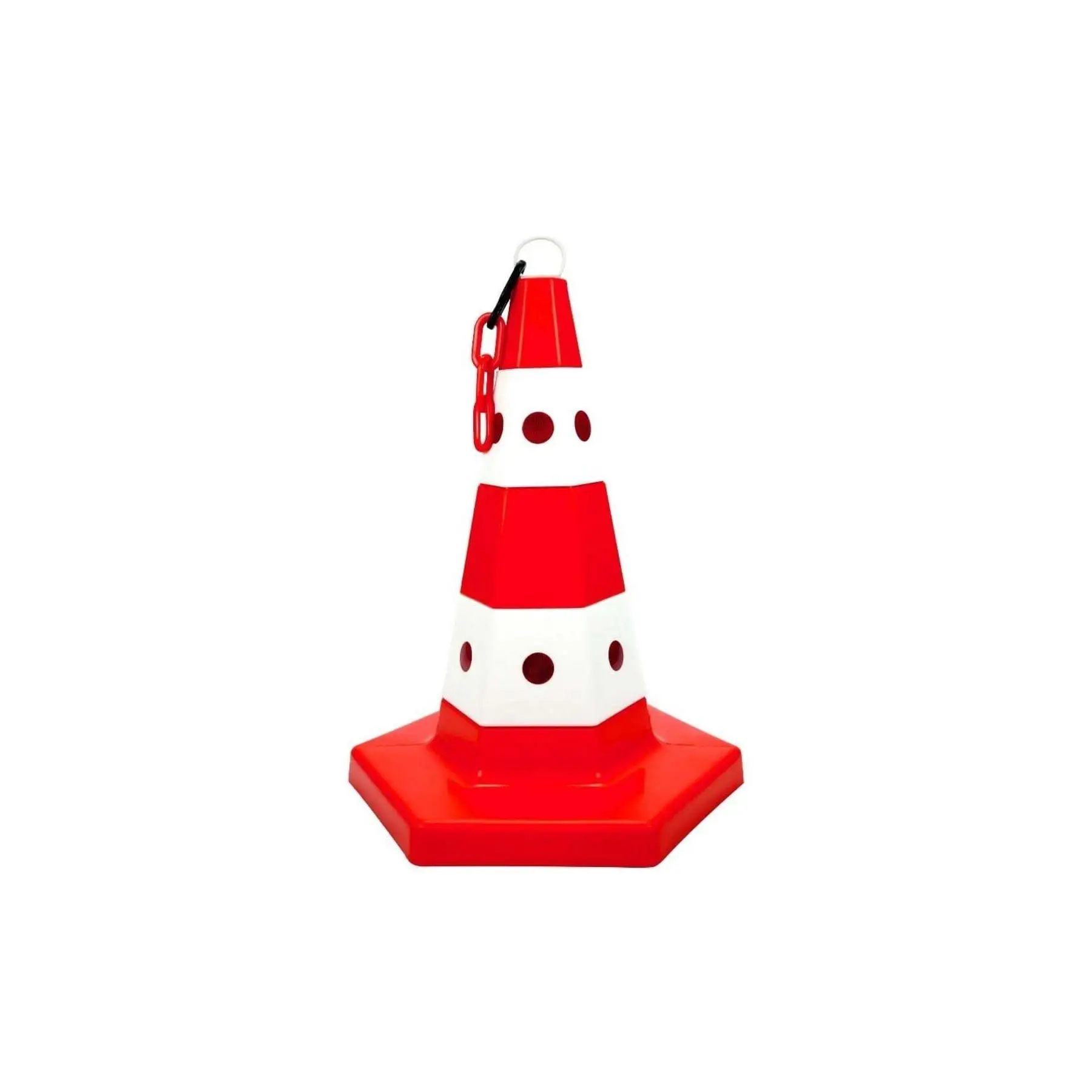 Hot Sale  PPC  Black Chain Clip for 6 mm Chains  10- Pack Cone top , Delineator